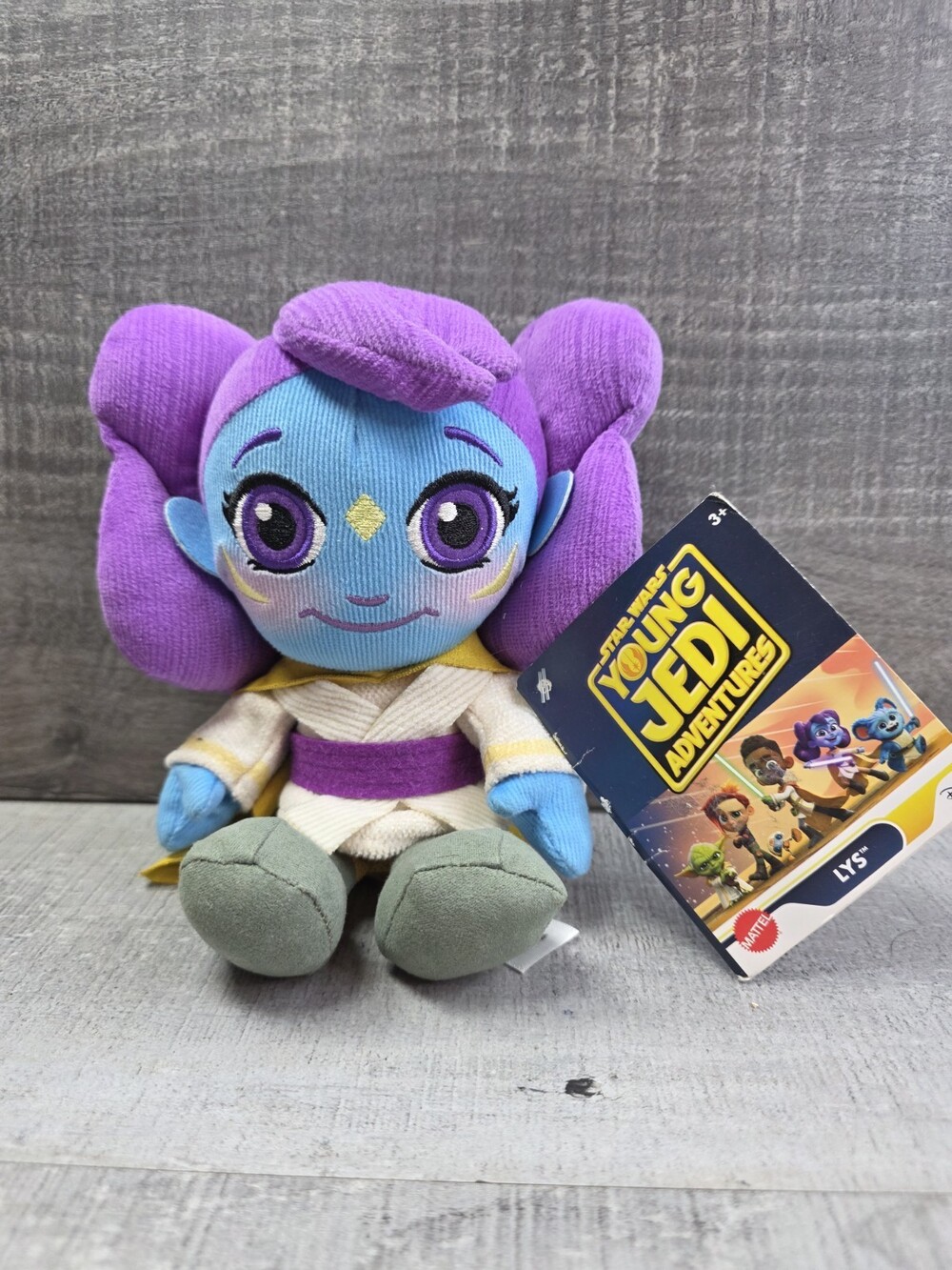 Star Wars Young Jedi Adventures Lys 8" Plush Stuffed Disney Mattel NEW b315